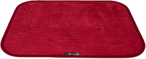Aladino il tappeto Magico Zerbino Originale Interno/Esterno per Casa, Bagno & Cucina – Antiscivolo, Lavabile, Ultra Assorbente, Disponibile in diverse misure e colori, Made in Italy 43x60cm,Bordeaux