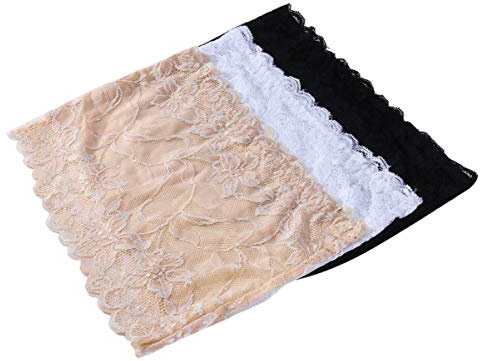 PRETYZOOM Bandeau - Reggiseno da donna, senza cuciture, con pizzo floreale, completo reggiseno superiore con tubo elastico senza spalline, per bambine, Come illustrato 5, M