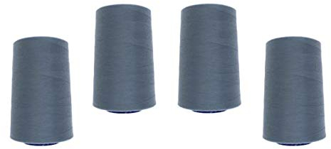 4 Konen Overlockgarn Nähgarn VIGA 120 (1615 - blaugrau)