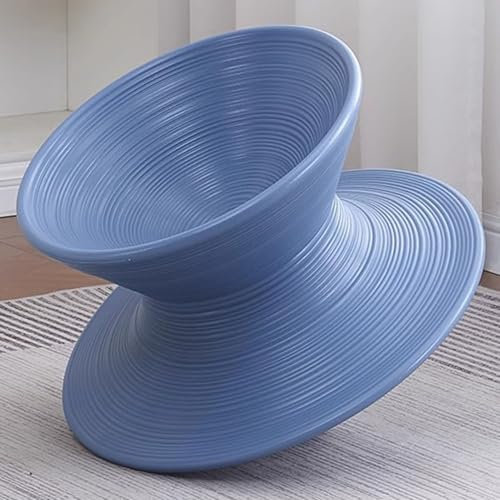 Chaise Pivotante Chaise Gyroscopique 360 pour Enfants, Chaise Gyroscopique pour L'intérieur et L'extérieur, Chaise Gyroscopique D'entraînement Sensoriel, Équipement Sportif Rotatif Antidérapant(Blue)