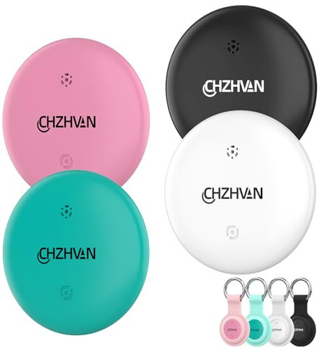 Android Tracker Tag (Not for iOS and Huawei), Android air tag/Smart Tracker Tag/Bluetooth Tracker Compatible with Google Find Hub for Key, Luggage, Backpack, Replaceable Battery (4 Pack）