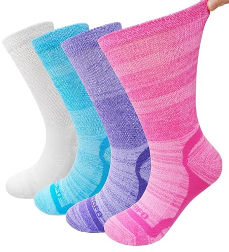 LOFIR Calzini Diabetici in Cotone da Uomo: Calze Sanitari con Cintura Extra Larghi Senza Elastico Senza Cucitura Calzino con Comodi suola imbottita da Uomo Mixed - Blu 43-46 4 paia