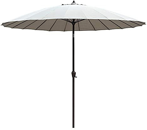 LSLYTQ Patio Table Umbrella 2.7m Tilting Garden, Outdoor Umbrella With Crank & Tilt Function, Market For Balcony, Patio, Fishing, Backyard good