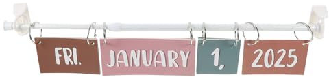 Zerodeko Calendrier Mural De Poche Boho Classroom Plant Flip Calendar Organizer Pour La Classe Calendrier De L'Enseignant Pour La Classe Plante Décoration De