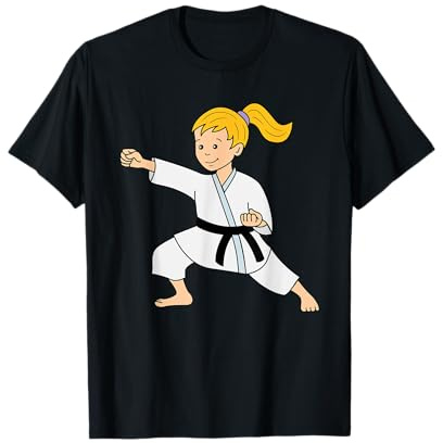 Tee Shirt Karate Fille Enfant Karaté T-Shirt