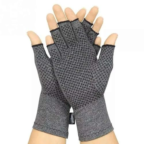 GO Medical Rheuma Handschuhe mit Silikon - L - Grau