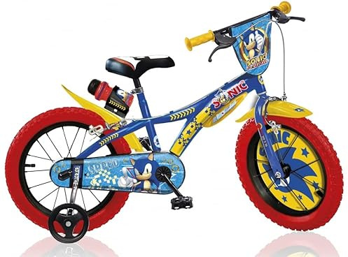 Bici per Bambino Bicicletta Dino Bikes Sonic Taglia 12 - 14 - 16 - 20 (Ruota 16 Pollici)