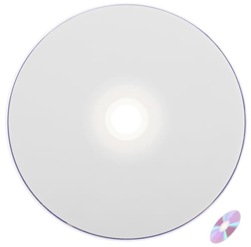 YARNOW High-Speed Burning Discs Large Capacity Blank for Music Audio Data Storage Cd-rw DVD Rewritable Discs Portable Digital Audio