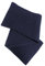 Blauer Peter - gestrickter Schal - Schurwolle - uni - 9 Farben, Farbe:Marine