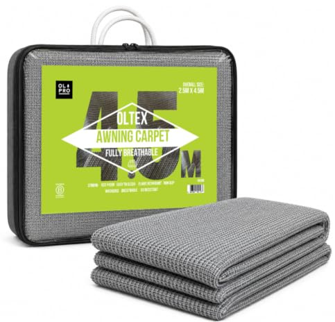 OLPRO OLTEX Breathable Groundsheet, Footprint, Awning, Tent Carpet, Blue, 2.5m x 4.5m - Ideal for Campervans, Motorhomes, Caravans, Tents, Canopies and Gazebos
