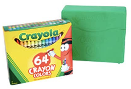 Crayola Crayon Case, 64 Count, Assorted Colors, Child