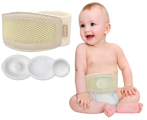 Navelbråck bälte baby magknapp band spädbarn nyfödd magband wrap baby buken pärm navelbunden bindning sladd justerbar navelband – medium