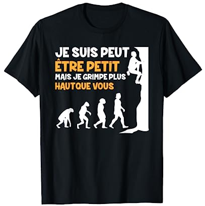 Alpinisme Climbing Bouldering Hall Escalade Grimpeur T-Shirt