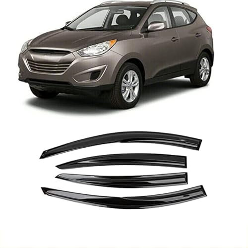 Juego de 4 Deflectores de Viento, Protector de Nieve para Lluvia Y Sol de Baja Acumulación de Calor para Reemplazo de Automóviles para Hyundai Tucson 2006-2013