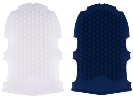 Housoutil Guantes De Masaje De Silicona Para Baño 2 Piezas Cepillo Exfoliante Corporal Suave Para Limpieza Estimulación De Circulación Y Relajación Muscular