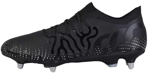 Canterbury Speed Infinite Pro Bottes pour Mixte Adulte, Black/Silver Metallic, 38.5