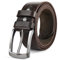 JULIUR LAMONT® Ledergürtel Herren 40mm, Gürtel Leder, Klassik Herren Gürtel für Jeans mit Geschenkbox (Brown, 100)