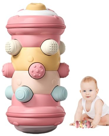 WJnflQN Giocattolo Rotolante Strisciante, Giocattoli striscianti per | Gioco di attività sensoriale Roller Moving Toy - Giocattoli di apprendimento educativi sviluppo delle abilità motorie per età