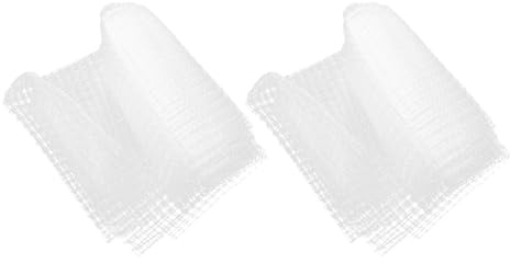 HEMOTON 2 St Akvarienät Transparent Mesh Skyddsnät för Fisk Reptiltankar Justerbart DIY Akvarielock Säkert Skydd för Hem Skolor och Utställningar