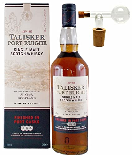 Talisker Port Ruighe Single Malt Whisky + Glaskugelportionierer zum feinen Dosieren
