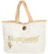 Les Tropéziennes par M. Belarbi Sac Shopping Les Tropézienne Ref 53208 Blanc 47 * 35 * 13 cm, Taille unique