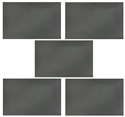 Sudemota Film Polarisant LinéAire LCD/LED Filtre Polarisé Feuille de Film Polarisant pour Photographie de Polarisation 5 PièCes (sans AdhéSif)