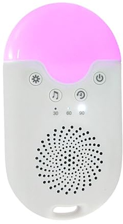 Bitong Chupetes Contra El Ruido del Insomnio | Chupete iluminado de Ruido Blanco con temporizador, Esenciales para el Dormitorio, Guardería, Cochecito, Coche, Salón, Sala de Actividades