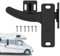 Qurygin Anhänger-Türgriff, Wohnmobil-Türriegel | Fliegengitter-Türschloss, RV-Griff | Teile für Wohnmobil-Bildschirmtüren, Anhängergriff mit Schrauben, Ersatzgriff für Wohnmobil-Reiseanhänger