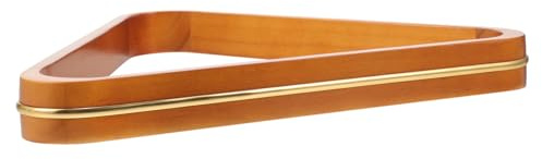 GATHINESS Triangolo da Biliardo in Legno di Pino Robusto e Stabile, Supporto per Palline da Biliardo per Appassionati di Gioco al Tavolo