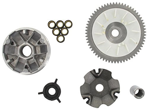 Xfight-Parts Variomatik Set komplett mit Keilriemenscheibe 87.5mm offen 8,8g 139QMA 139QMB GY6 4Takt 50ccm 1.20.21.10.01000 für Jinan Qingqi Rex RS 450 OFF-LIMIT/TRIBAL-Scooter/CAPRIOLO 50 QM50QT-6A