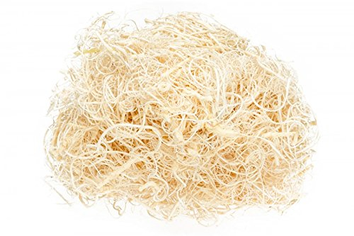 NaDeco Curly Moos, Gebleicht, Gewicht ca. 500g | Curlymoos | Tillandsia Moos | Spanisches Moos | Moos-Deko | Deko-Moos | Bastelmoos | Dekomoos | Bastel-Moos | Moos zum Basteln