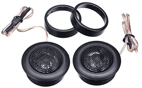 WANGCL Altavoz de audio, 1 par 12V 120W Coche Mini Super Power Loud 2 Pulgadas Micro Dome Tweeter Altavoz Cuerno