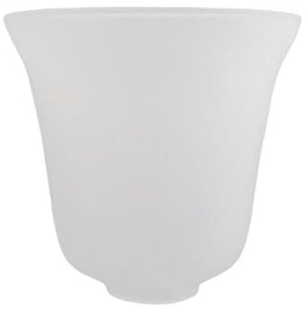 Tulipa de cristal ARIEL 14x15cm mate apertura 4,5cm Latiendadeelectricidad