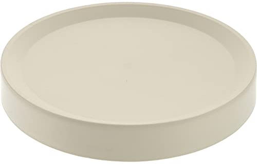 Cabilock Rouleau de fleurs rond pour plantes - Avec roulettes - Pot de fleurs - Soucoupe - Pour l'intérieur et l'extérieur - Pour le balcon, le jardin, le salon