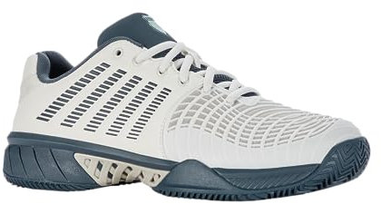 K-Swiss Herren Sandplatz - Tennisschuh Express Light 3 HB Weiß/Gelb/Blau