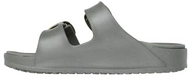 Skechers Molded Double Band Slide W Large Me Flat Sandals Green 8