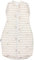 TupTam Baby Pucksack OEKO- TEX zertifizierte Materialien Swaddle Bag Wattiert Babyschlafsack 2.5 TOG unisex, Farbe: Wattiert 2.5 TOG/Sterne Streifen Beige, Größe: 3-6 Monate