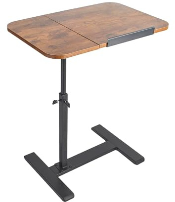 Kiss Me C Shaped Side Table Height Adjustable 360° Swivel Laptop Desk | Height Adjustable, 360° Swivel, Narrow Design, Suitable For Living Room, Bedroom, Balcony