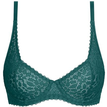 DIM Soutien-Gorge Femme Daily Dentelle | Armatures | Dentelle Florale Ajourée | Maintien et Confort