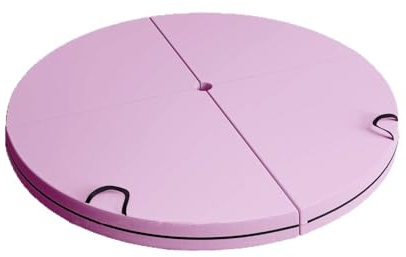 Tapis Pole Dance Rond, Pole Dance Tapis de Protection Pliable | Diamètre 120 cmépaisseur 3 cm, Absorption Des Chocs Tapis Pole Dance Antidérapant pour Débutants, Entraînement Pole Dance
