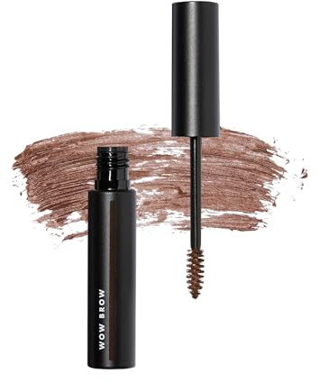 e.l.f., Wow Brow Gel, Volumizing, Buildable, Wax-Gel Hybrid, Creates Full, Voluminous-Looking Brows, Locks Brow Hairs In Place, Brunette, Fiber-Infused, 0,12 Oz