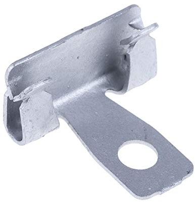 RS PRO Stahl Kantenklemme, Halteclip, für Flanschstärken von 1,5 → 3 mm, Packung a 25 Stück