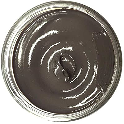 Famaco 50ml Grey Souris Leather Deluxe Cream Polish for Boot and Shoe with Application Sponge - Long Lasting Shine Protector Kit for Boots and Shoes