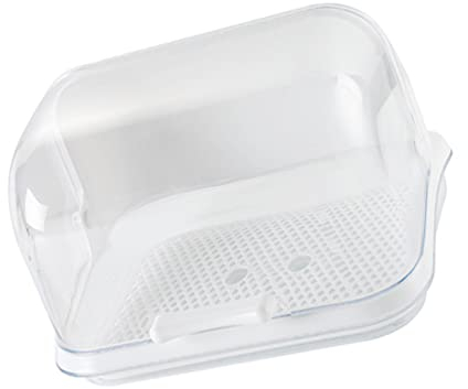 Baby Bottle Drying Racks with Anti- dust Cover- 1PC Bottle Storage Box- Dinnerware Organizer- White