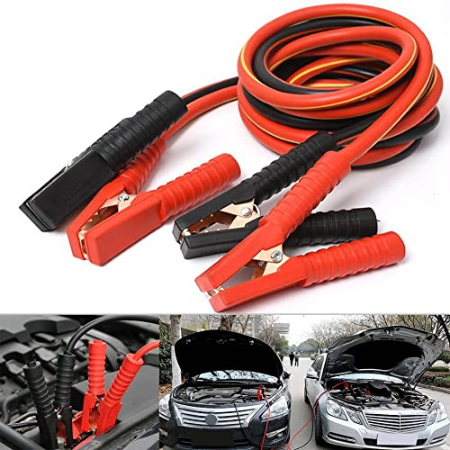 SHJOEE 2000A Starthilfekabel für Benzin- und Dieselmotoren 12/24V Auto Motorrad Starterkabel 25mm² KFZ LKW Hilfspaket Batteriekabel Überbrückungskabel Schutzschaltung Auto Batterie Starthilfe 2 x 3m