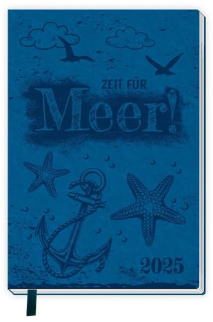 Trötsch Taschenkalender A6 Soft Touch Maritim 2025: Soft Touch Terminkalender