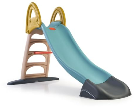 FEBER - Mega Casual Water Slide, Garden slide to use with water, connects to an external hose, non-slip stairs, resistant colors, easy assembly, for ages 1+, Famosa (FEL11000)