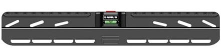 SANUS No Stud TV Wall Mount - Low Profile 22 to 55 inch TV Wall Mount with Easy DIY Install - Includes Built-in Safety Latch, All Hardware & Lateral Shift