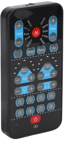 Mini Cambiador de Voz Tarjeta de Sonido Portátil con 8 Efectos Plug and Play para Streaming en Vivo y Juegos