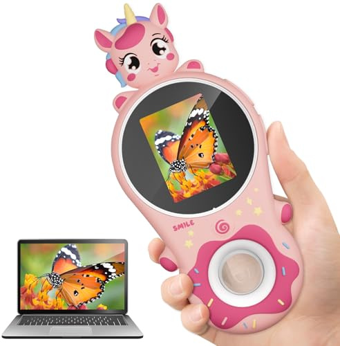 USCAMEL 500X Microscopio para Niños Portátil - Digital de Mano Microscopio Mini Lupa de Bolsillo Educativa Ciencia Óptica Miniscopio para Niñas Niños Laboratorio Estudio 5-7 8-12 9 Adolescentes Regalo